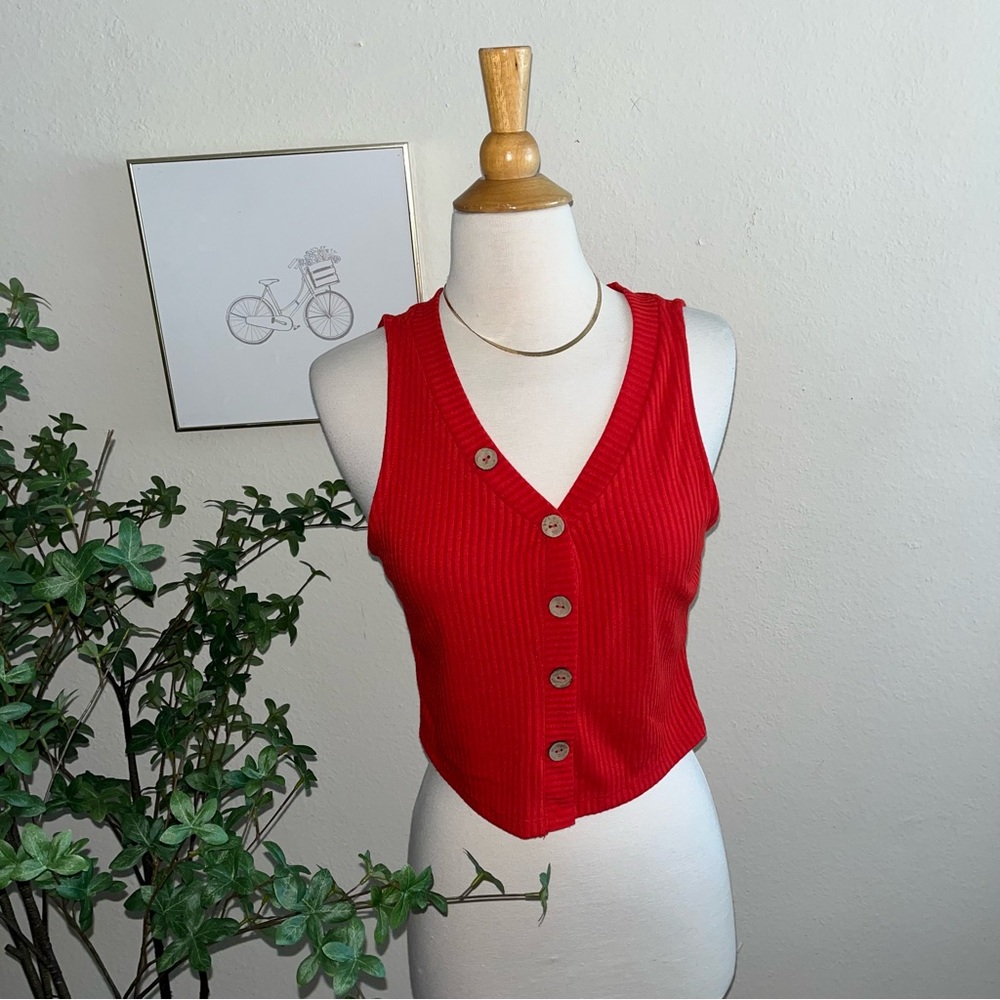 NWT Iris Red Blouse
